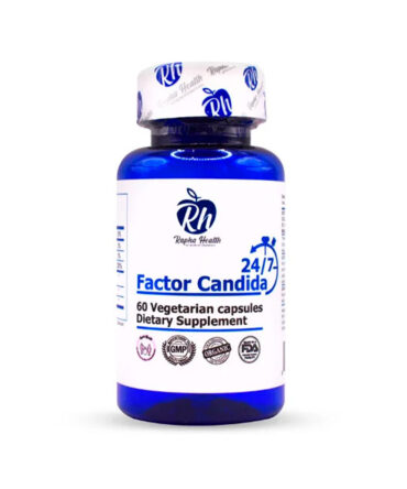 FACTOR CANDIDA DE RAPHA HEALTH.  60 CAPSULAS VEGETARIAN